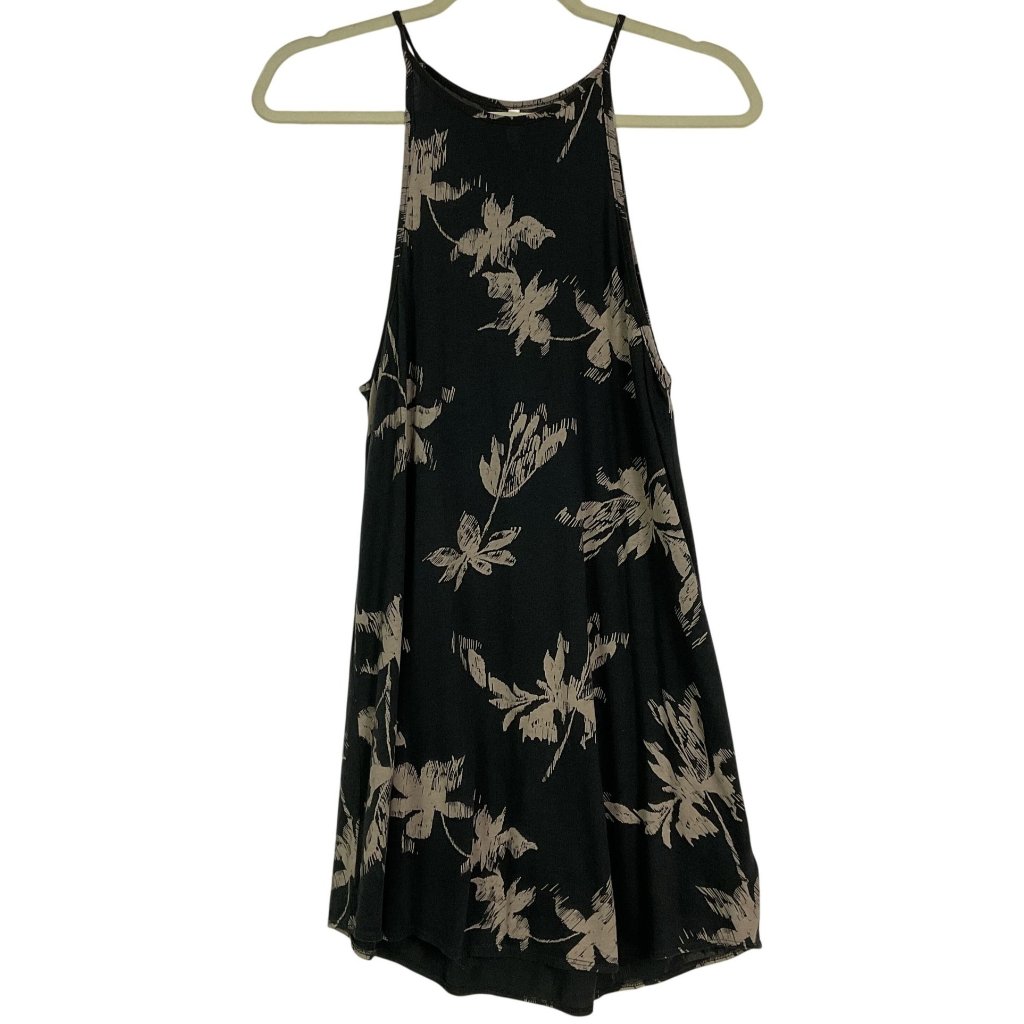 Love Always Dress By Amuse Society, Xs, Cotton/Modal, Dark Gray Or A Muted Black